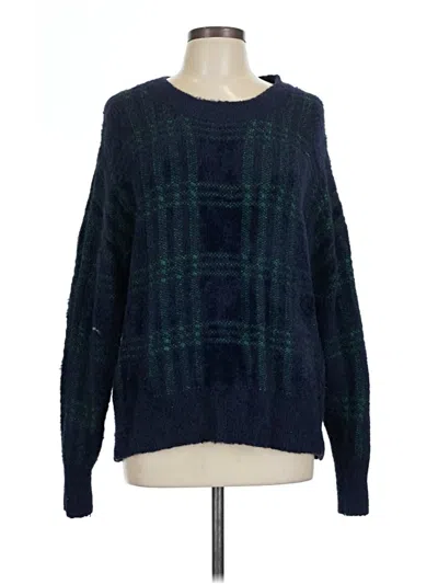 Pre-owned Time And Tru Pullover Sweater In Blue