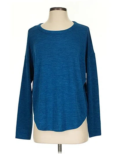 Pre-owned Time And Tru Pullover Sweater In Blue