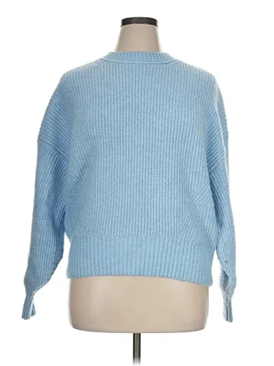 Pre-owned Time And Tru Pullover Sweater In Blue