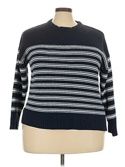 Pre-owned Time And Tru Pullover Sweater In Blue