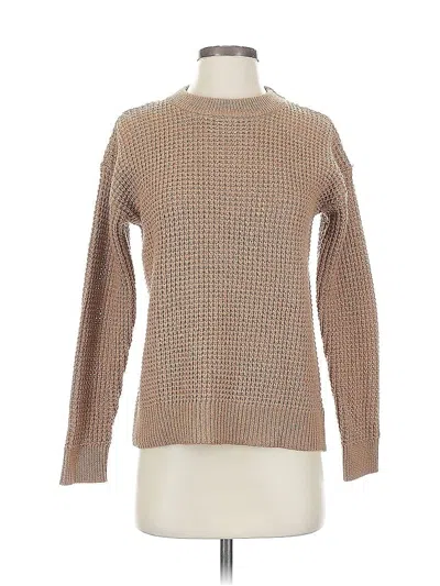 Pre-owned Time And Tru Pullover Sweater In Brown