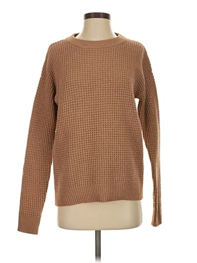 Pre-owned Time And Tru Pullover Sweater In Brown