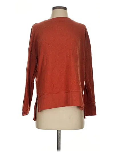 Pre-owned Time And Tru Pullover Sweater In Brown