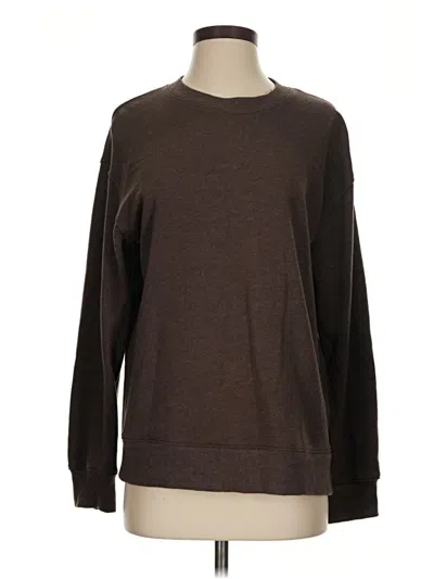 Pre-owned Time And Tru Pullover Sweater In Brown
