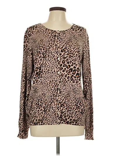Pre-owned Time And Tru Pullover Sweater In Brown