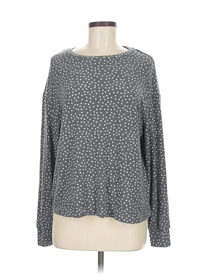 Pre-owned Time And Tru Pullover Sweater In Gray