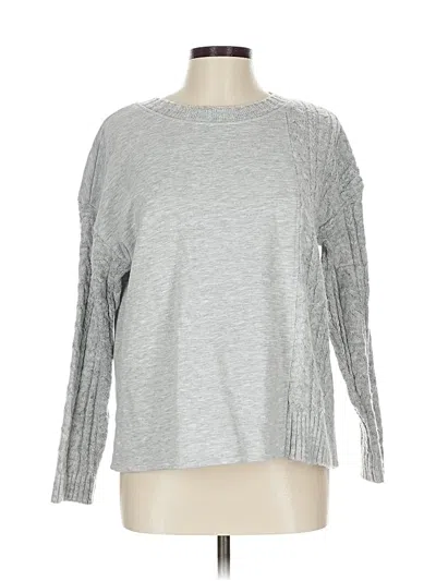 Pre-owned Time And Tru Pullover Sweater In Gray
