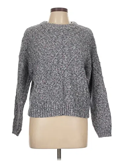 Pre-owned Time And Tru Pullover Sweater In Gray