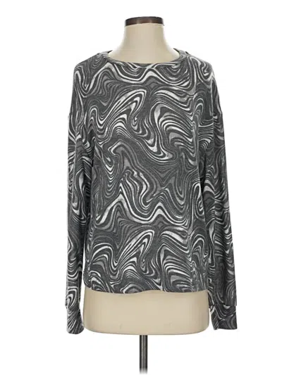 Pre-owned Time And Tru Pullover Sweater In Gray