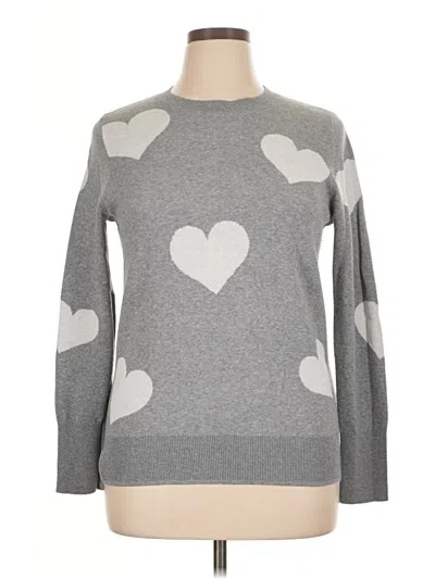 Pre-owned Time And Tru Pullover Sweater In Gray