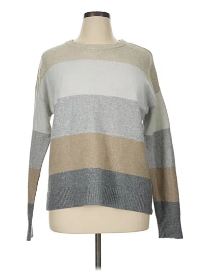 Pre-owned Time And Tru Pullover Sweater In Gray