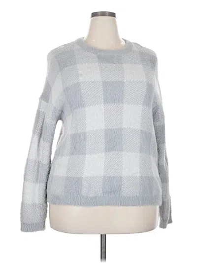 Pre-owned Time And Tru Pullover Sweater In Gray