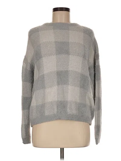 Pre-owned Time And Tru Pullover Sweater In Gray
