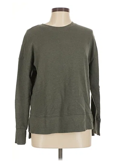 Pre-owned Time And Tru Pullover Sweater In Green