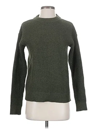 Pre-owned Time And Tru Pullover Sweater In Green