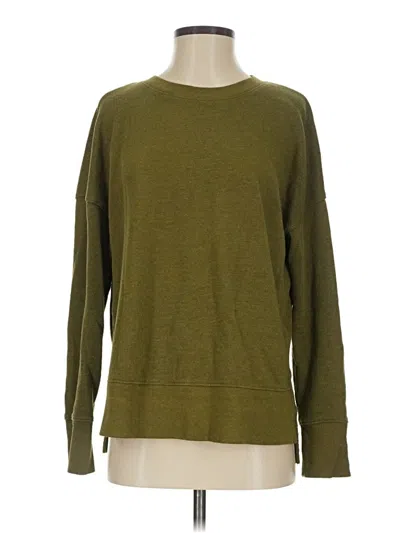 Pre-owned Time And Tru Pullover Sweater In Green