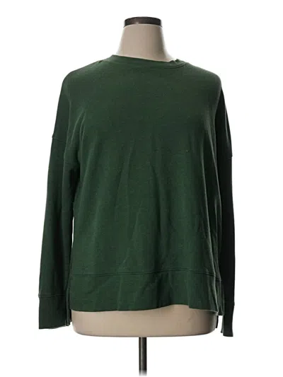 Pre-owned Time And Tru Pullover Sweater In Green