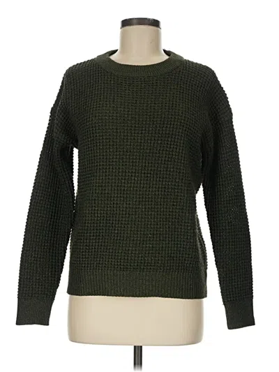 Pre-owned Time And Tru Pullover Sweater In Green