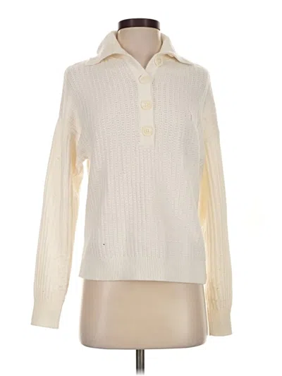 Pre-owned Time And Tru Pullover Sweater In Ivory