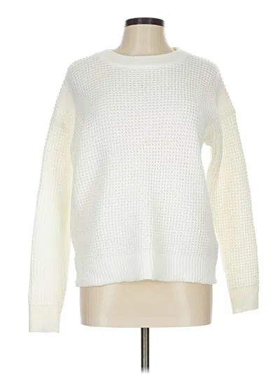 Pre-owned Time And Tru Pullover Sweater In Ivory