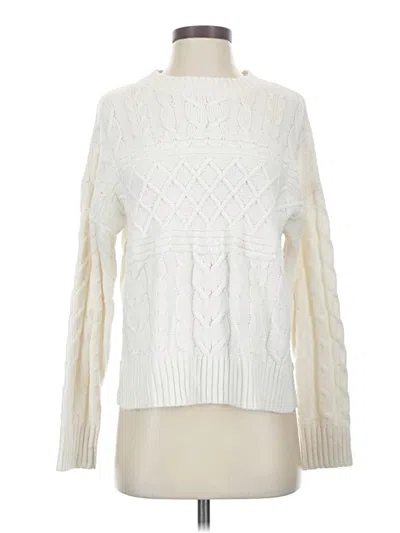 Pre-owned Time And Tru Pullover Sweater In Ivory