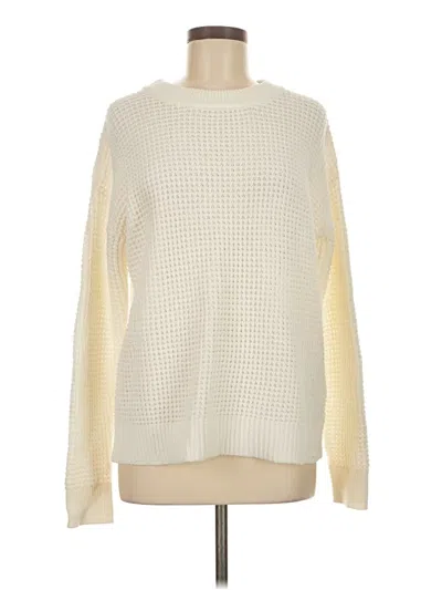 Pre-owned Time And Tru Pullover Sweater In Ivory