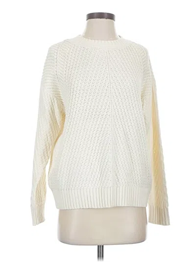 Pre-owned Time And Tru Pullover Sweater In Ivory