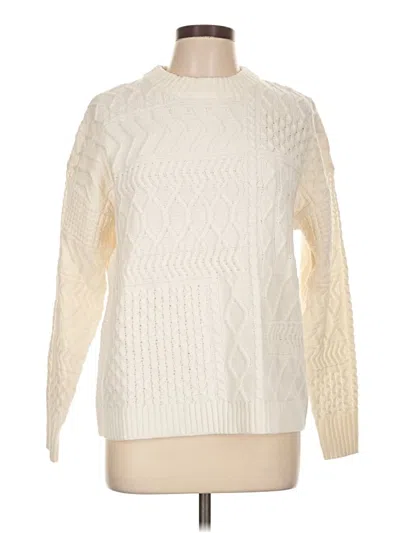 Pre-owned Time And Tru Pullover Sweater In Ivory