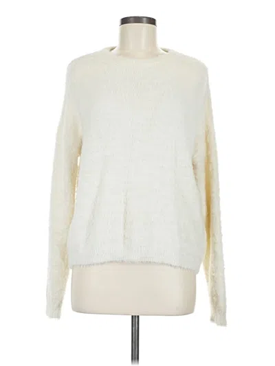 Pre-owned Time And Tru Pullover Sweater In Ivory