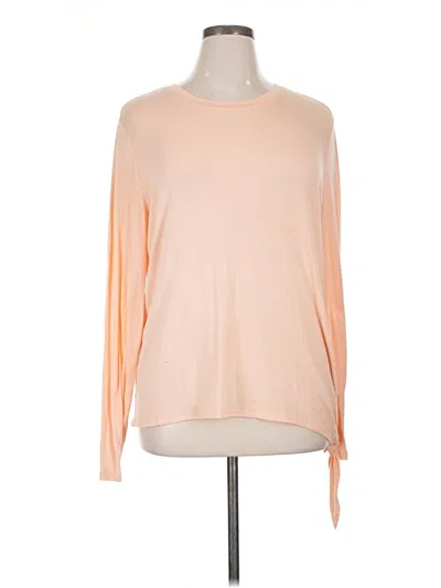 Pre-owned Time And Tru Pullover Sweater In Orange