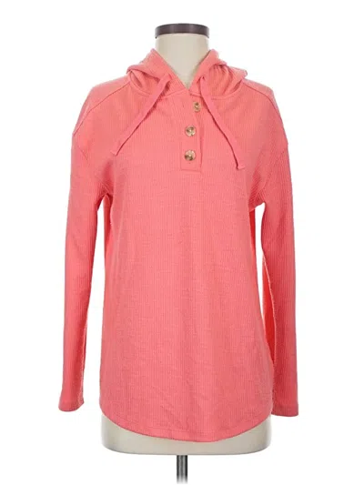 Pre-owned Time And Tru Pullover Sweater In Pink