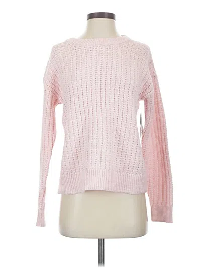 Time And Tru Pullover Sweater In Pink
