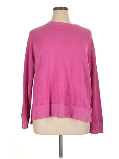 Pre-owned Time And Tru Pullover Sweater In Pink