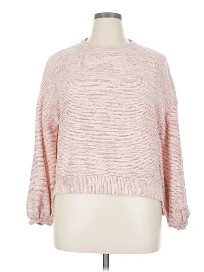 Pre-owned Time And Tru Pullover Sweater In Pink