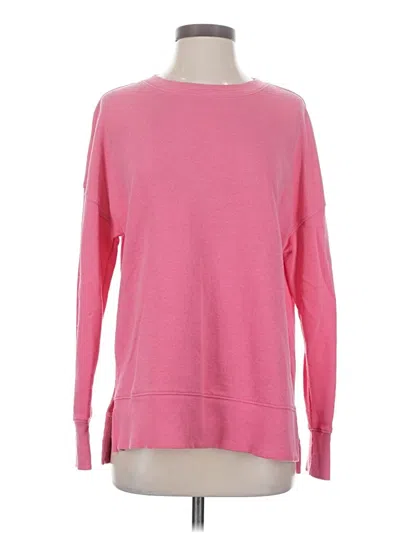 Pre-owned Time And Tru Pullover Sweater In Pink