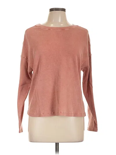 Pre-owned Time And Tru Pullover Sweater In Pink