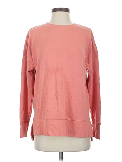 Pre-owned Time And Tru Pullover Sweater In Pink
