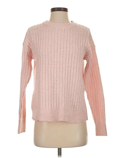 Pre-owned Time And Tru Pullover Sweater In Pink
