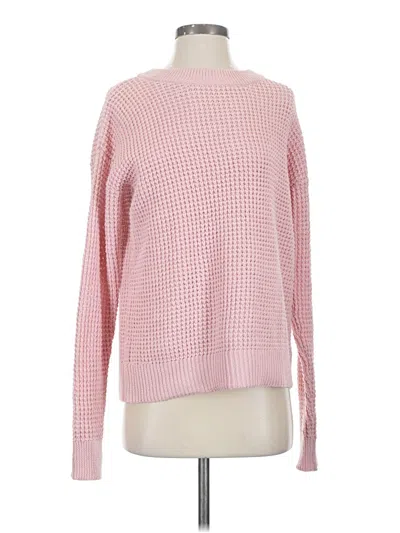 Pre-owned Time And Tru Pullover Sweater In Pink