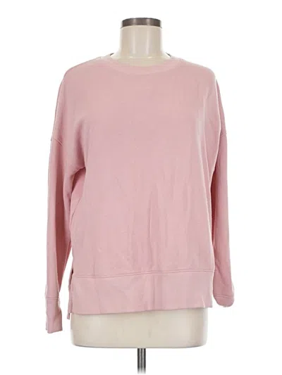 Pre-owned Time And Tru Pullover Sweater In Pink