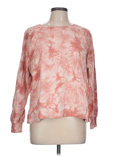 Pre-owned Time And Tru Pullover Sweater In Pink