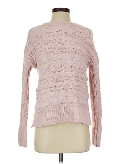 Pre-owned Time And Tru Pullover Sweater In Pink