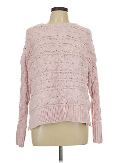 Pre-owned Time And Tru Pullover Sweater In Pink
