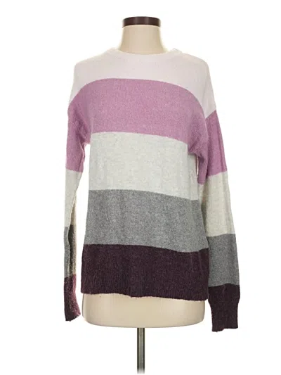 Pre-owned Time And Tru Pullover Sweater In Purple