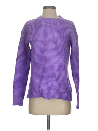 Pre-owned Time And Tru Pullover Sweater In Purple