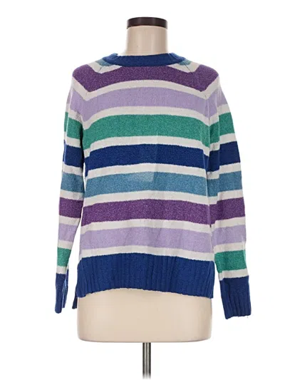 Pre-owned Time And Tru Pullover Sweater In Purple