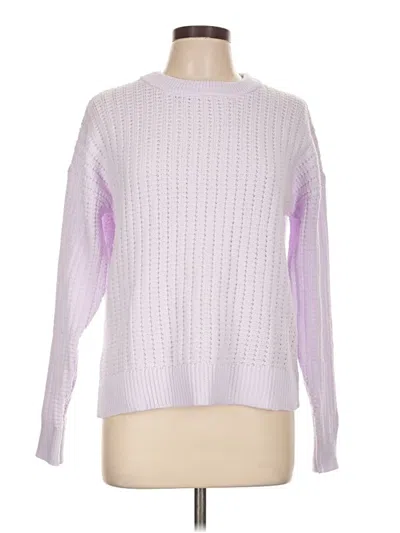 Time And Tru Pullover Sweater In Purple