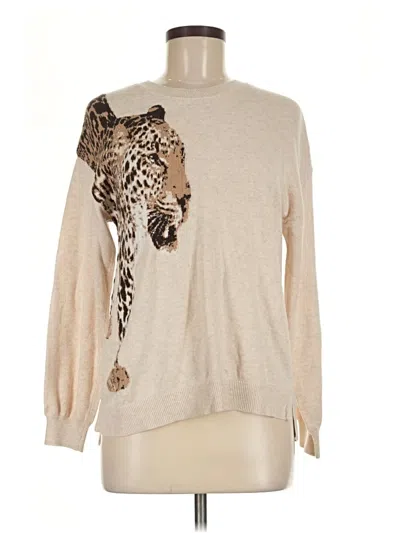 Pre-owned Time And Tru Pullover Sweater In Tan