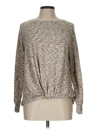 Pre-owned Time And Tru Pullover Sweater In Tan
