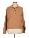 Time And Tru Pullover Sweater In Tan